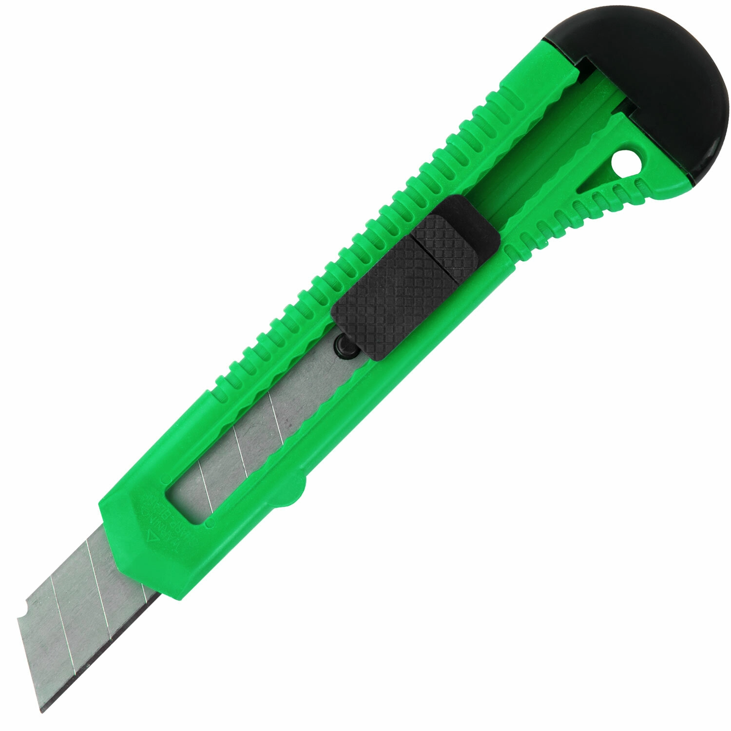 Нож канцелярский 18 мм STAFF EVERYDAY с фиксатором, матовый корпус ассорти