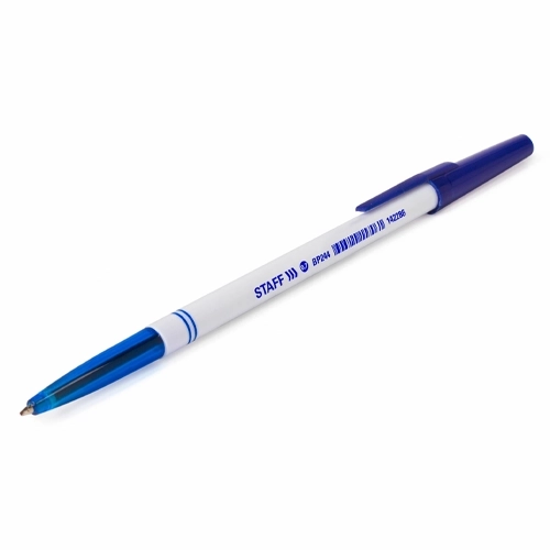 Ручка шариковая STAFF Basic BP-244, чернила синие
