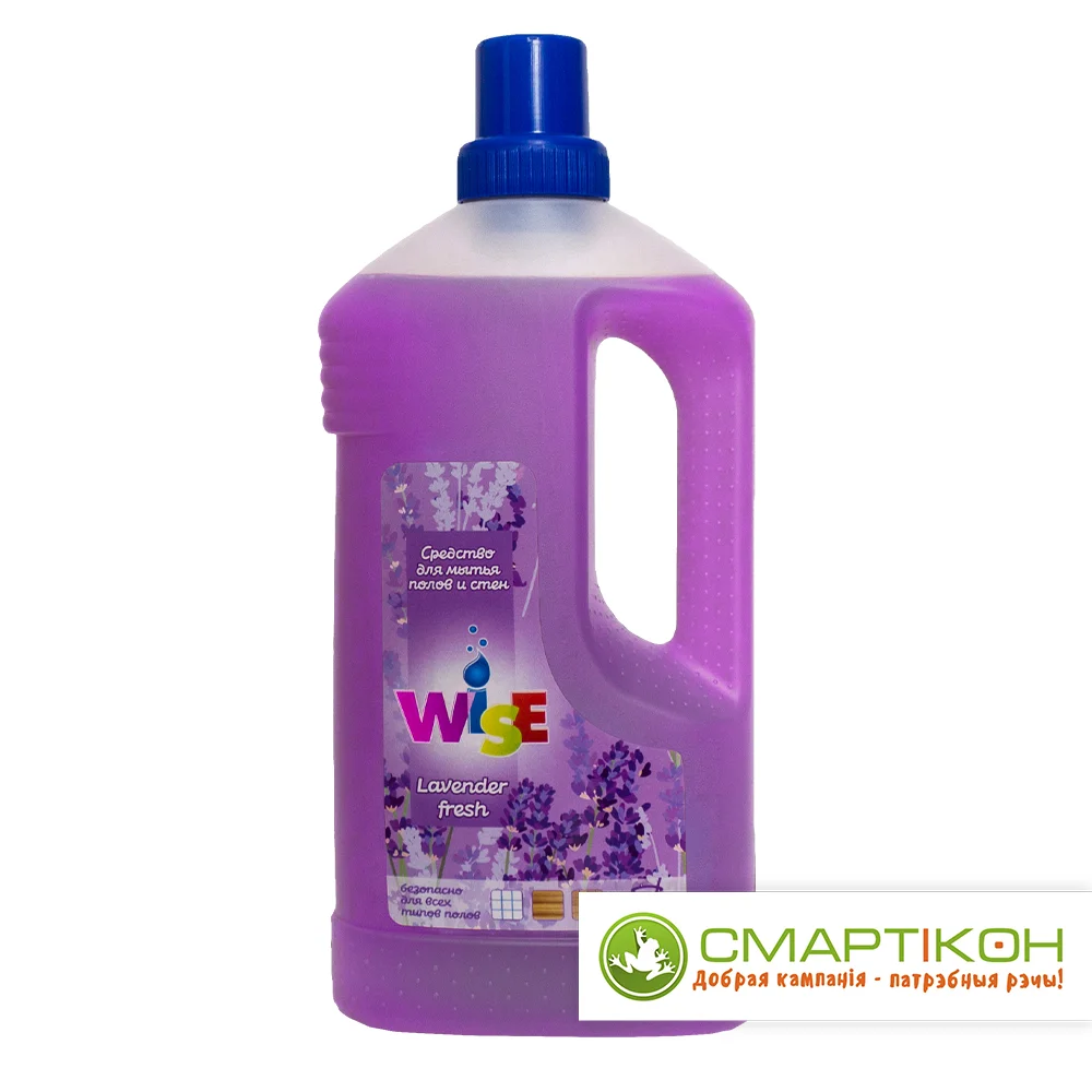 Средство для мытья полов и стен WISE Green fresh 1 л