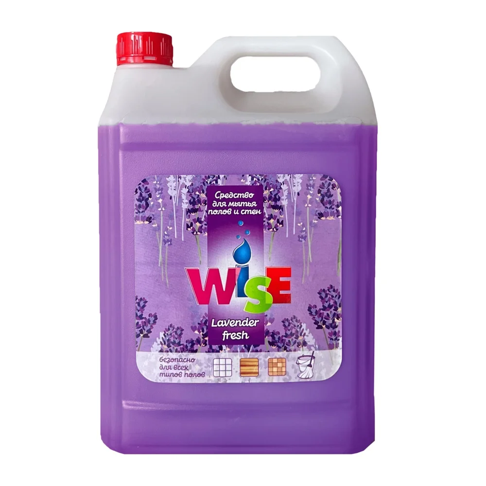 Средство WISE для мытья полов и стен Lavender fresh, 5 л 
