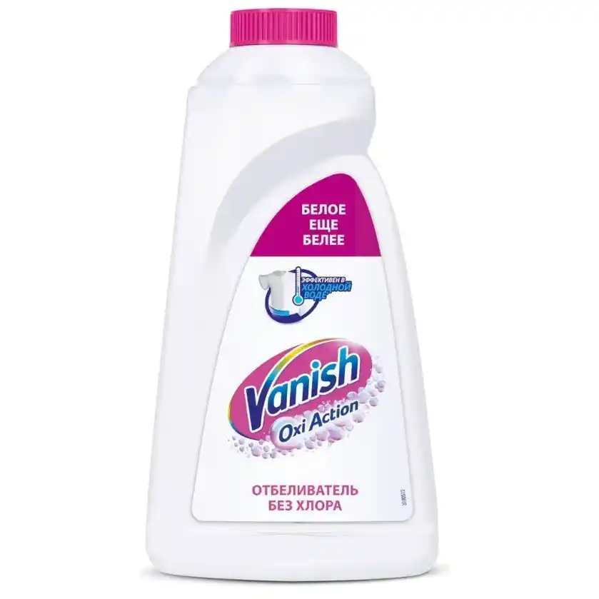 Пятновыводитель и отбеливатель Vanish Oxi Action Кристал белизна 1 л