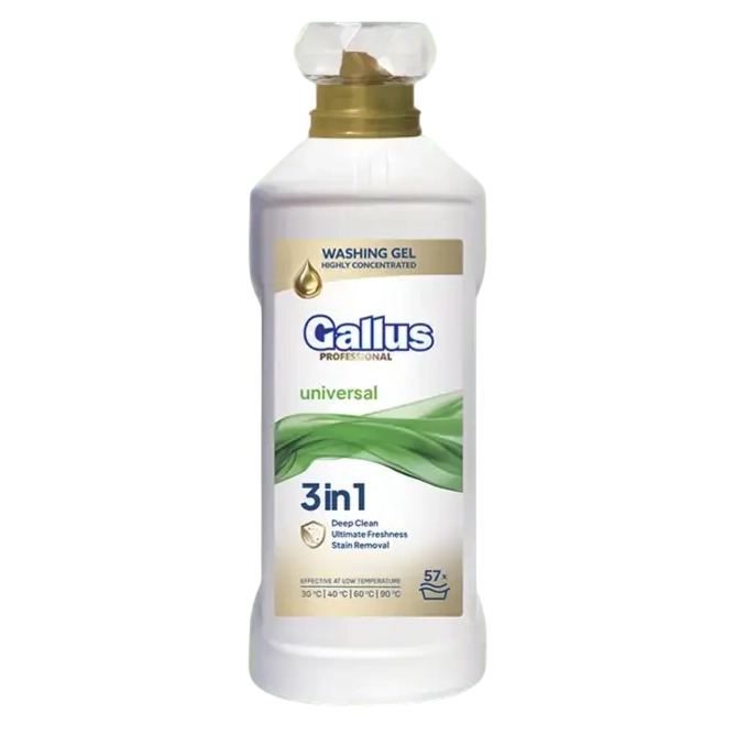 Гель для стирки Gallus Professional универсальный 3в1, 2 л