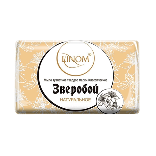 Мыло туалетное LINOM "Зверобой" флоу пак 100 г