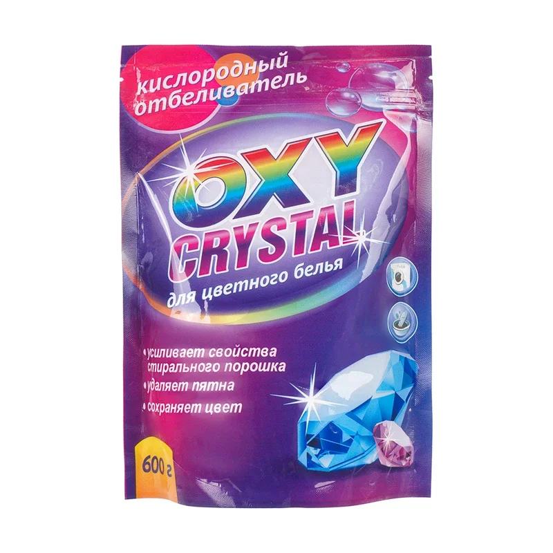 Отбеливатель Oxy Crystal кислородный для цветного белья 600г